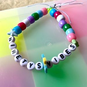 Ninety’s vibes bead bracelet